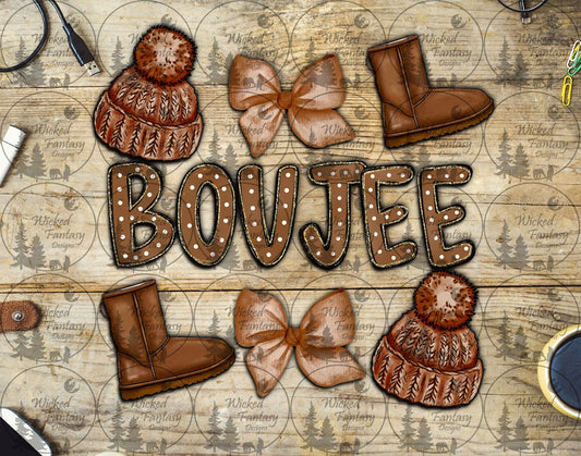 UVDTF Boujee Hats Boots and Scarves