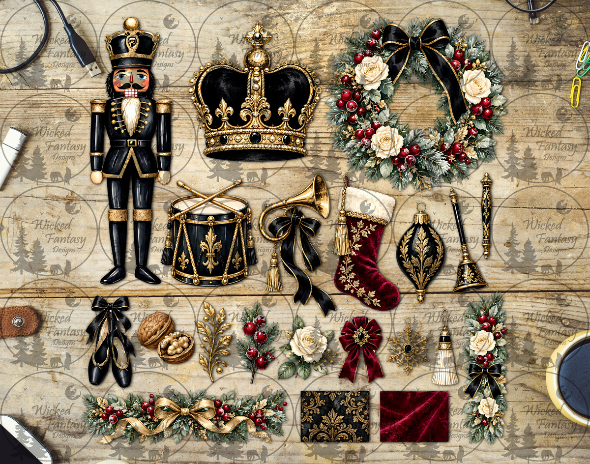 UVDTF Boutique Nutcracker Christmas Element Sheet