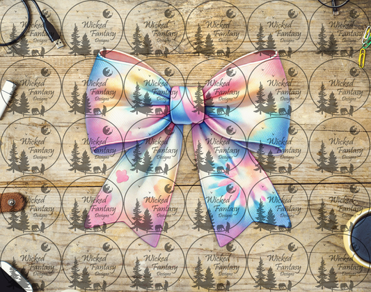 UVDTF Rainbow Pastel Bow