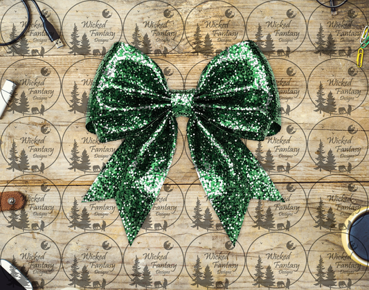 UVDTF Emerald Green Bow