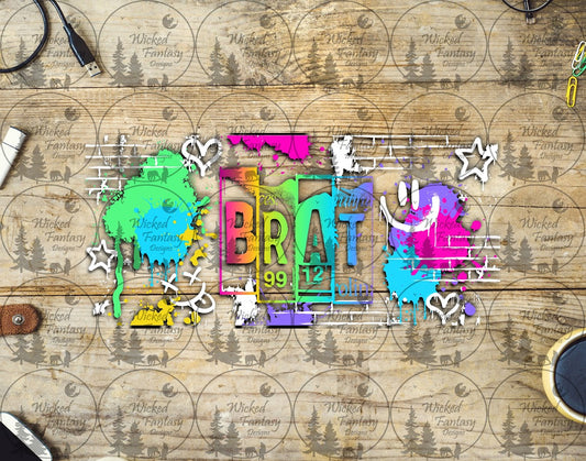 UVDTF Brat Neon 16oz 40oz