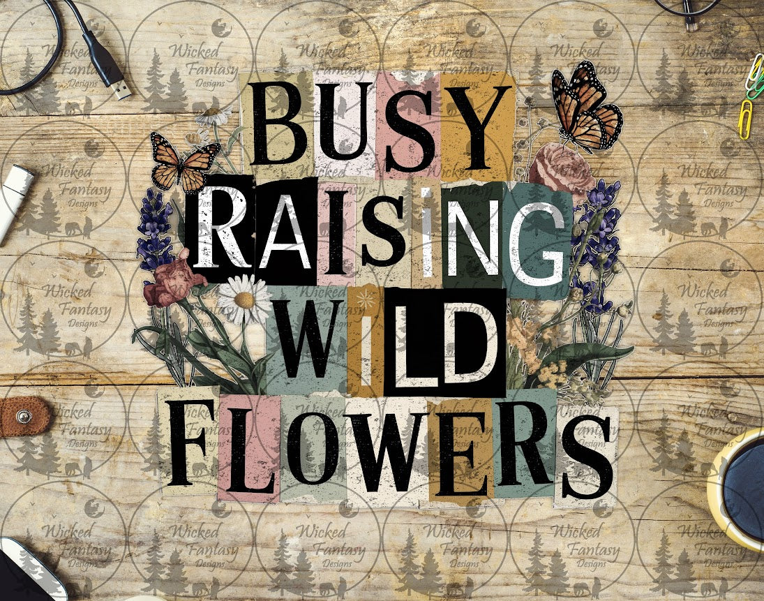 UVDTF Busy Raising Wildflowers