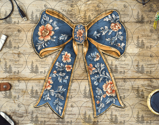 UVDTF Vintage Porcelain Bow
