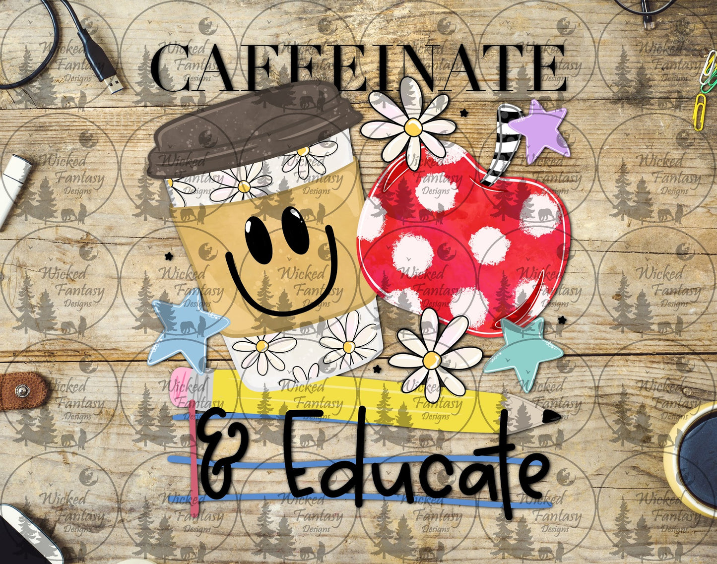 UVDTF Caffeinate and Educate