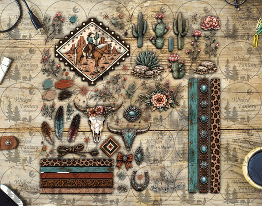 UVDTF Southwest Cowgirl Element Sheet