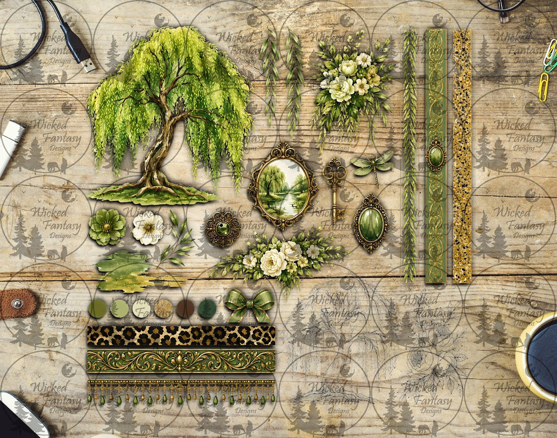 UVDTF Weeping Willow Element Sheet