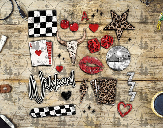 UVDTF Wildcard Cow Skull Element Sheet