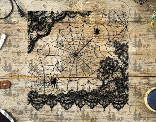 UVDTF Spider Lace 20oz 30oz 10"x10"