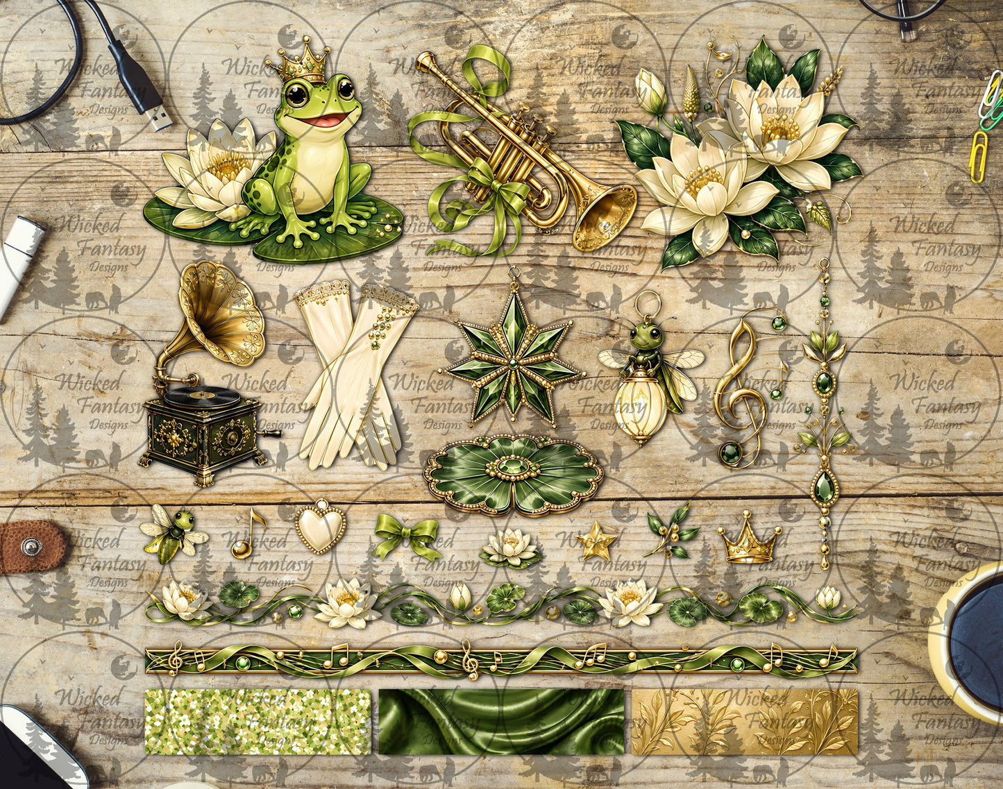 UVDTF Frog Prince Multimedia Element Sheet