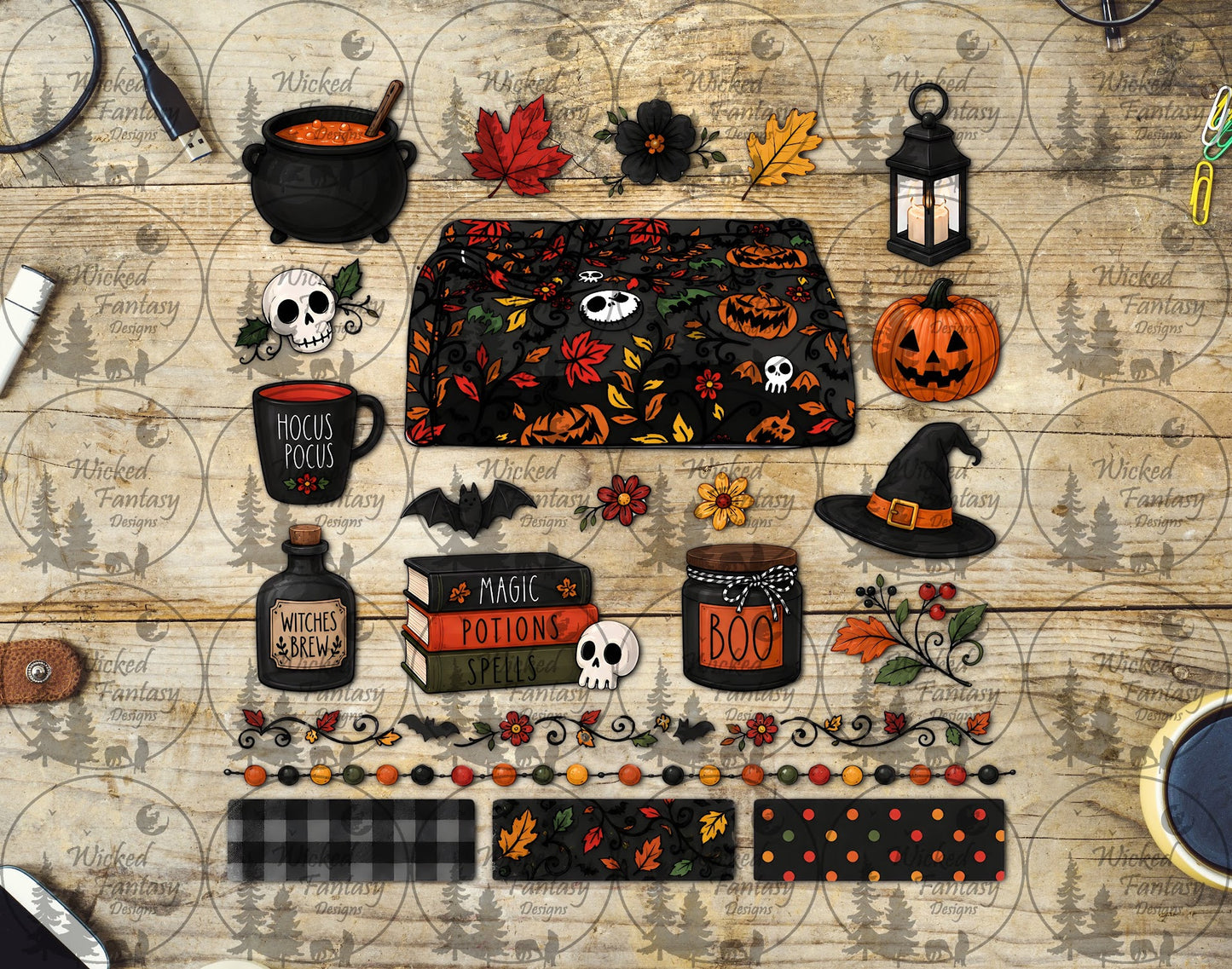 UVDTF Nightmare Brews and Potions Element Sheet