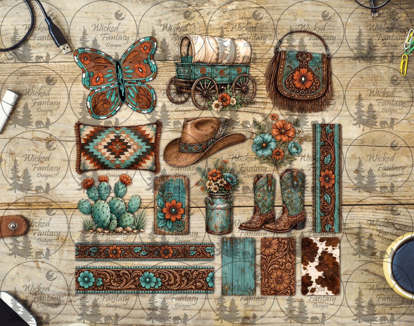 UVDTF Tooled Butterfly Element Sheet