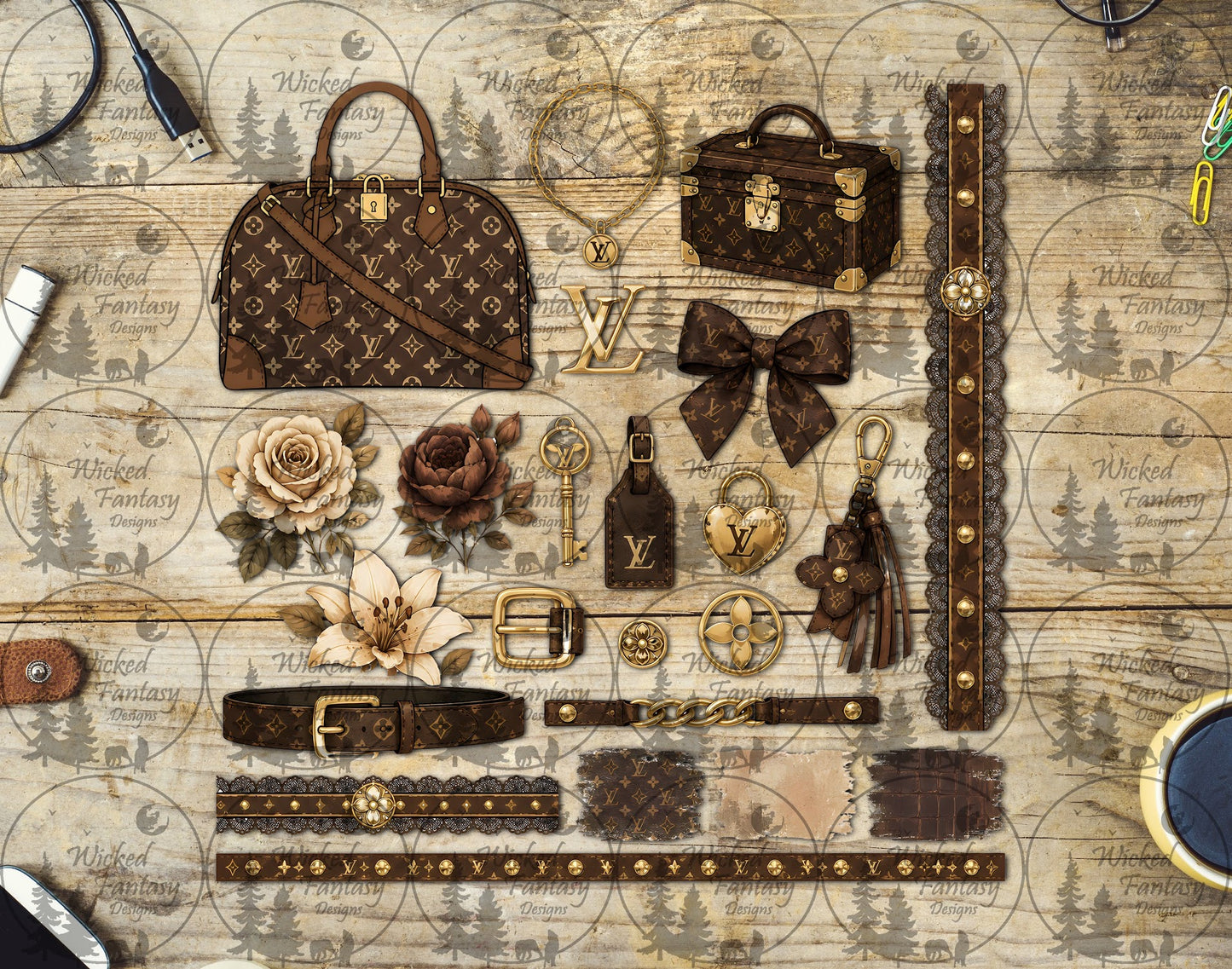 UVDTF Bougie Glam Element Sheet