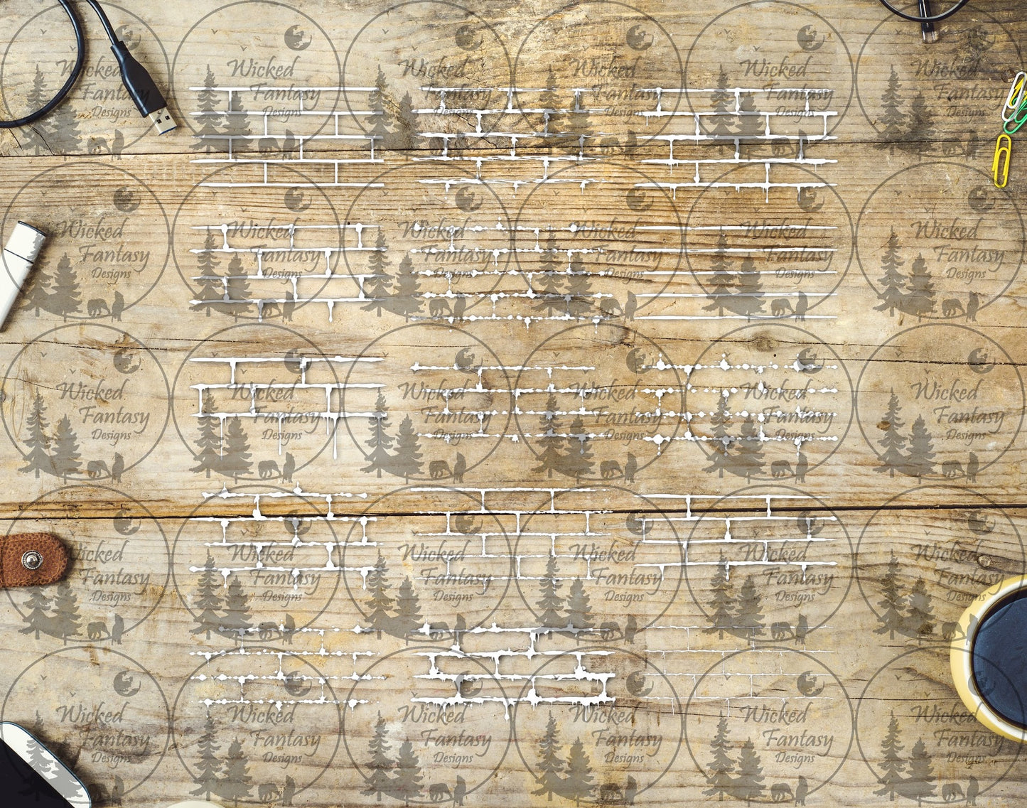 UVDTF Brick Mortar Element Sheet