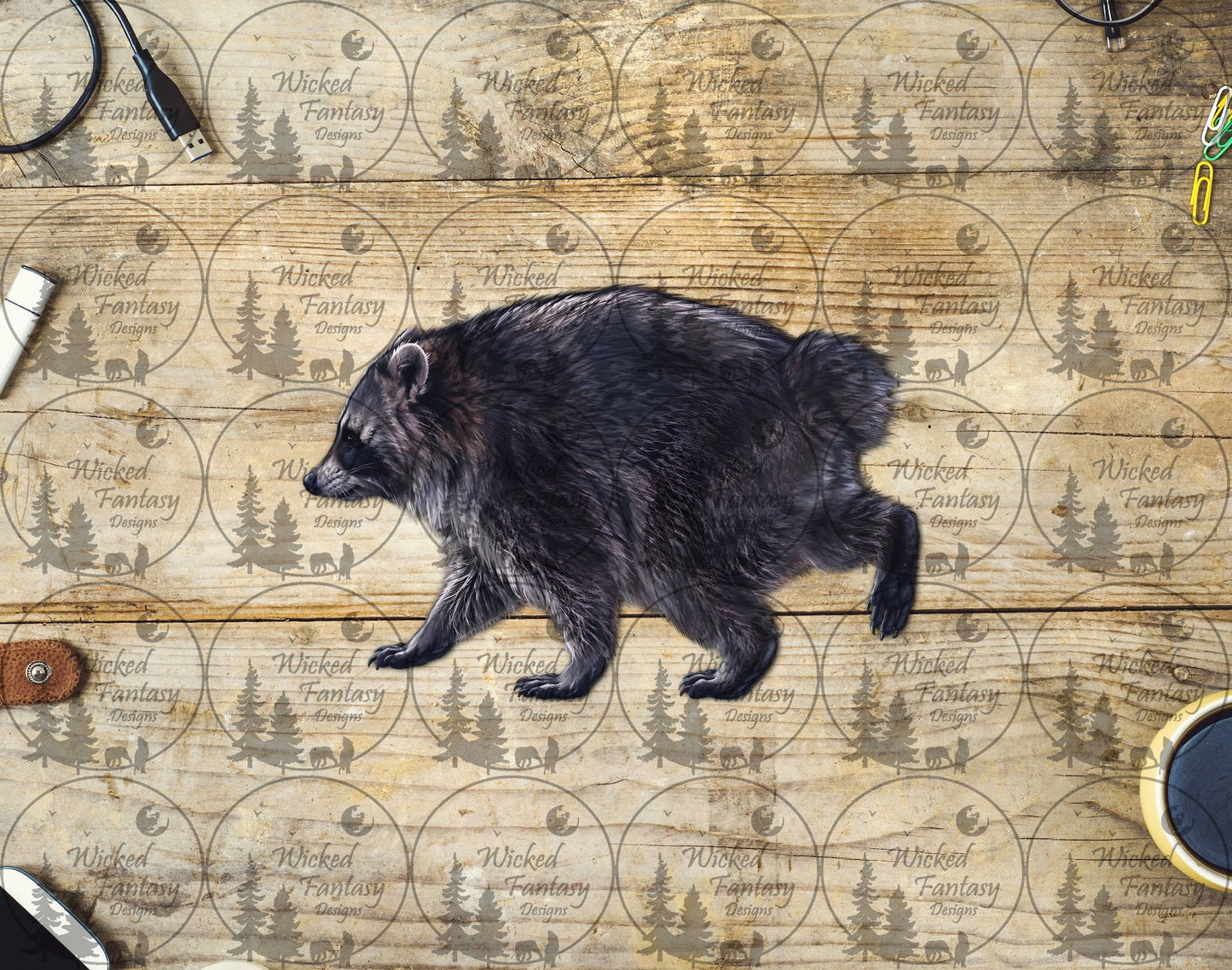 UVDTF Walking Jimothy Raccoon