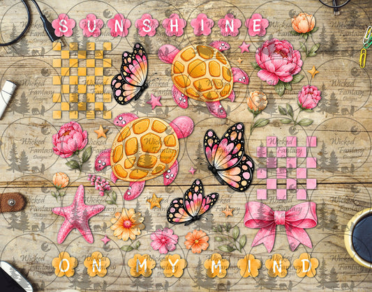 UVDTF Sunshine on my Mind Element Sheet