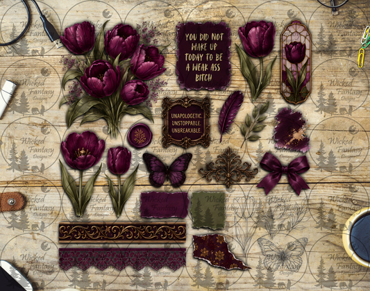 UVDTF You Did Not Wake Up Today to be Weak Multimedia Element Sheet