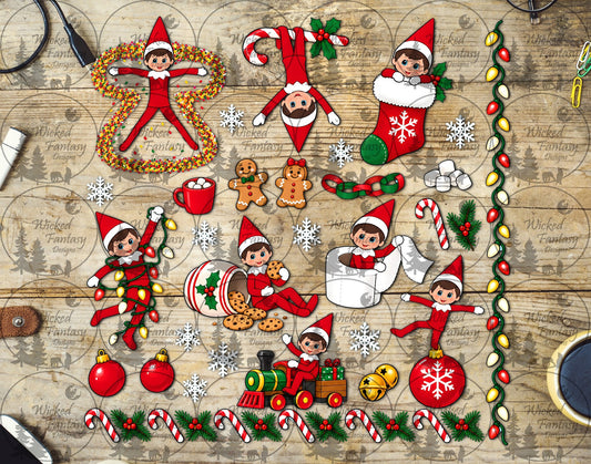 UVDTF Mischievous Baking Elves Element Sheet