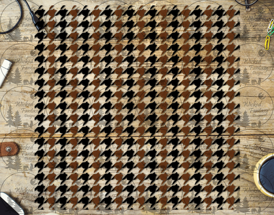 UVDTF Houndstooth 20oz 30oz 10"x10"