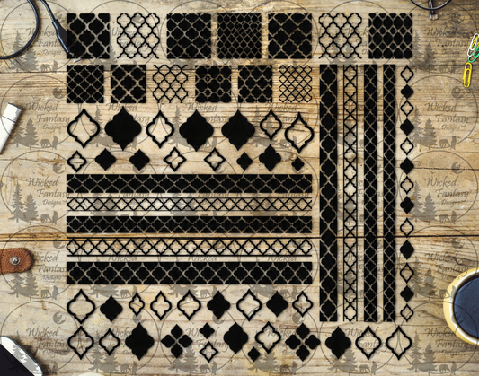 UVDTF Moroccan Tile Pattern Element Sheet