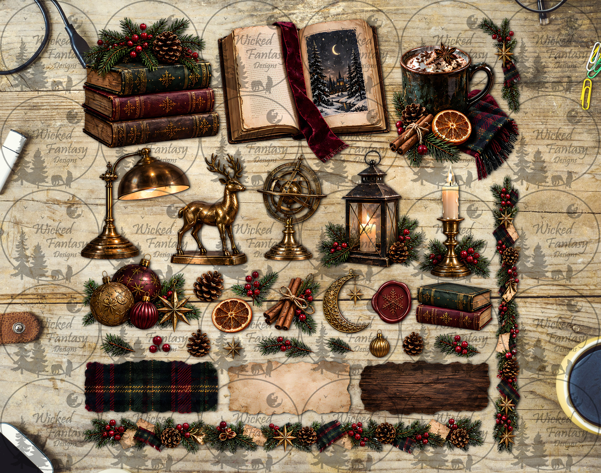 UVDTF Winter Library Multimedia Element Sheet