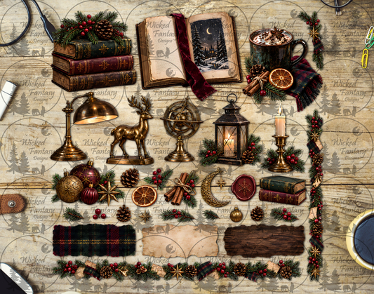 UVDTF Winter Library Multimedia Element Sheet