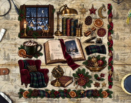UVDTF Christmas Night Library Multimedia Element Sheet