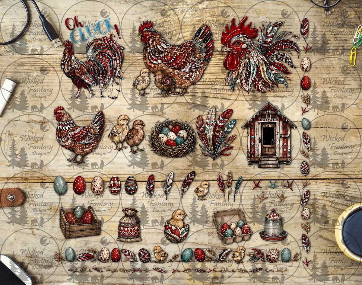UVDTF Oh Cluck No! Element Sheet