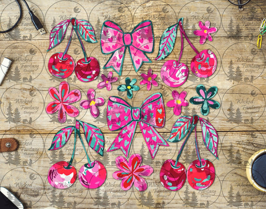 UVDTF Coquette Cherries and Bows