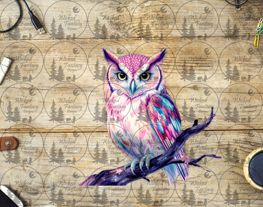 UVDTF Colorful Owl