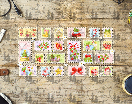 UVDTF Christmas Stamps 16oz 40oz