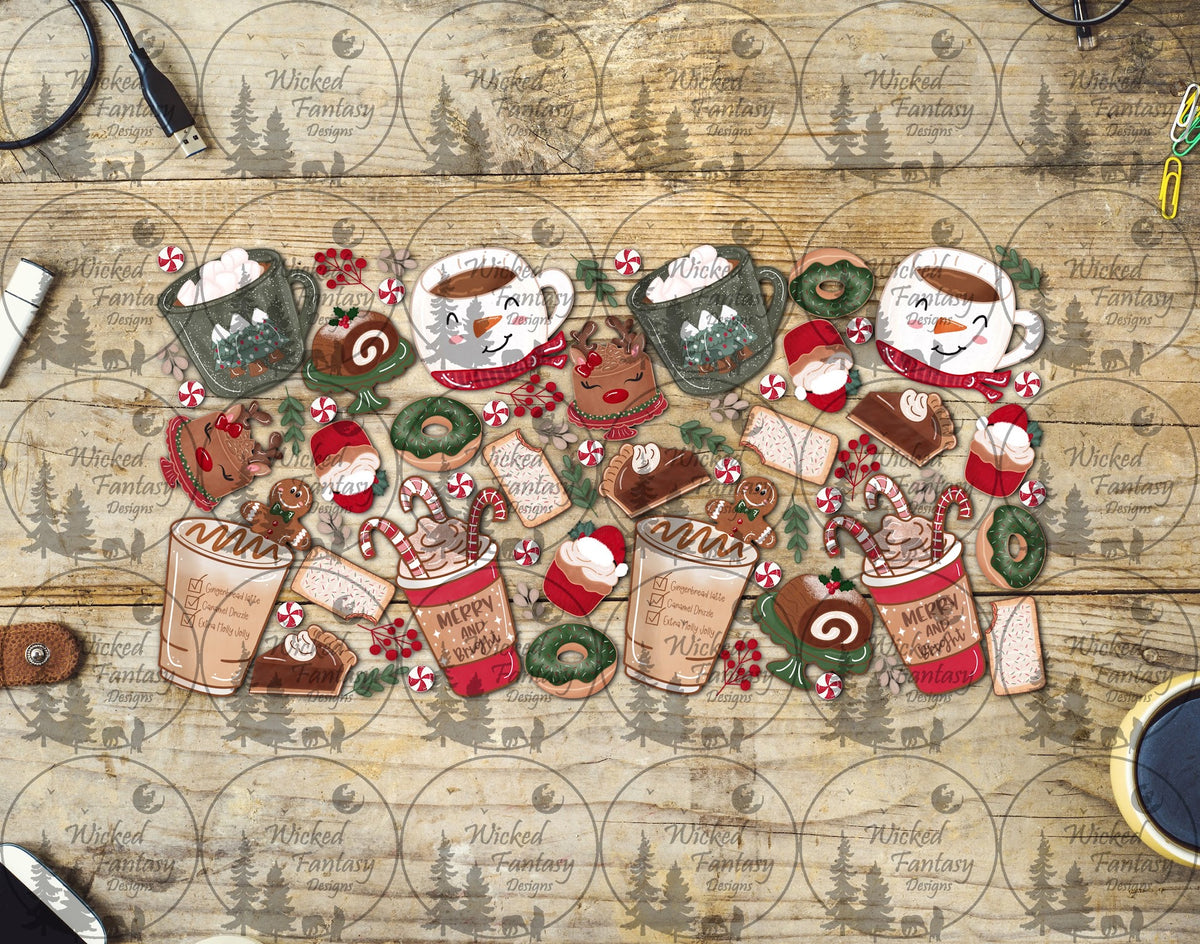UVDTF Holiday Coffee 16oz 40oz