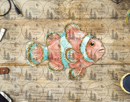 UVDTF Coral Clown Fish