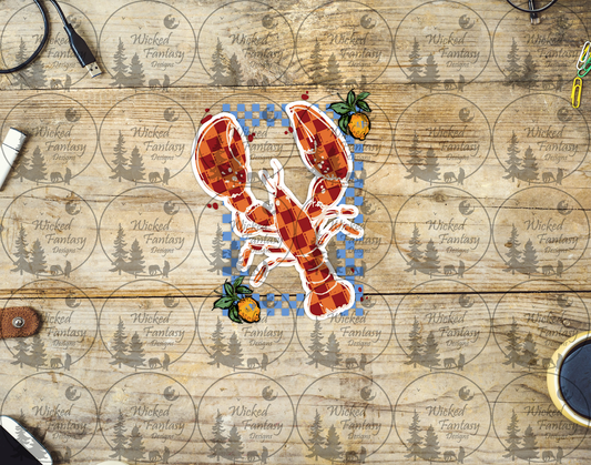 UVDTF Checkered Lobster