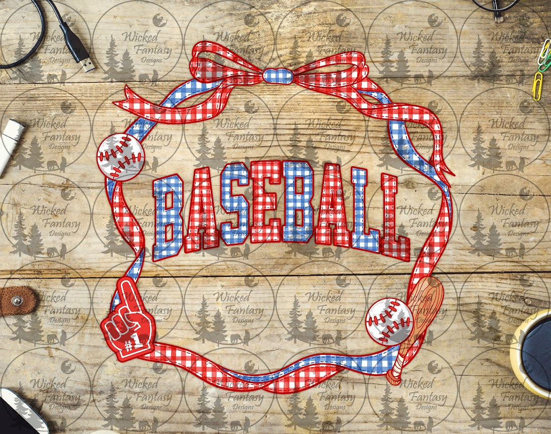 UVDTF Baseball Ribbon