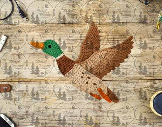 UVDTF Faux Crochet Duck