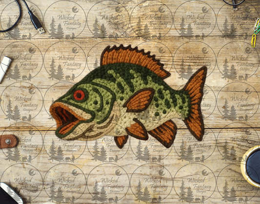 UVDTF Faux Crochet Fish