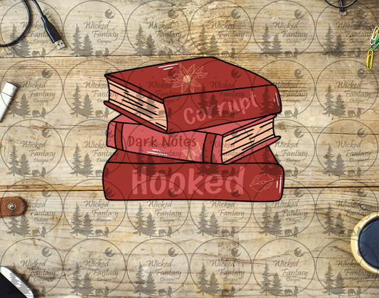 UVDTF Corrupt Dark Notes Hooked Book Stack