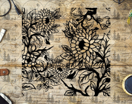 UVDTF Imperial Floral 20oz 30oz 10"x10"