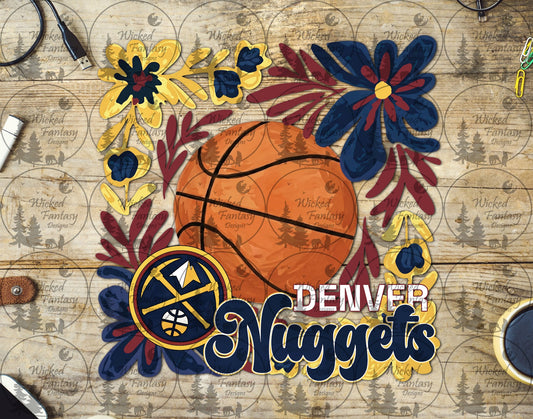 UVDTF Basketball Floral Denver
