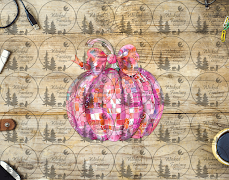 UVDTF Mosaic Squares Pink Pumpkin