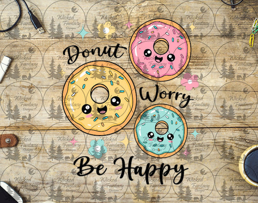 UVDTF Donut Worry Be Happy