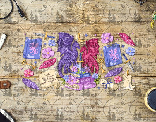 UVDTF Dragon Romantasy Books 16oz 40oz
