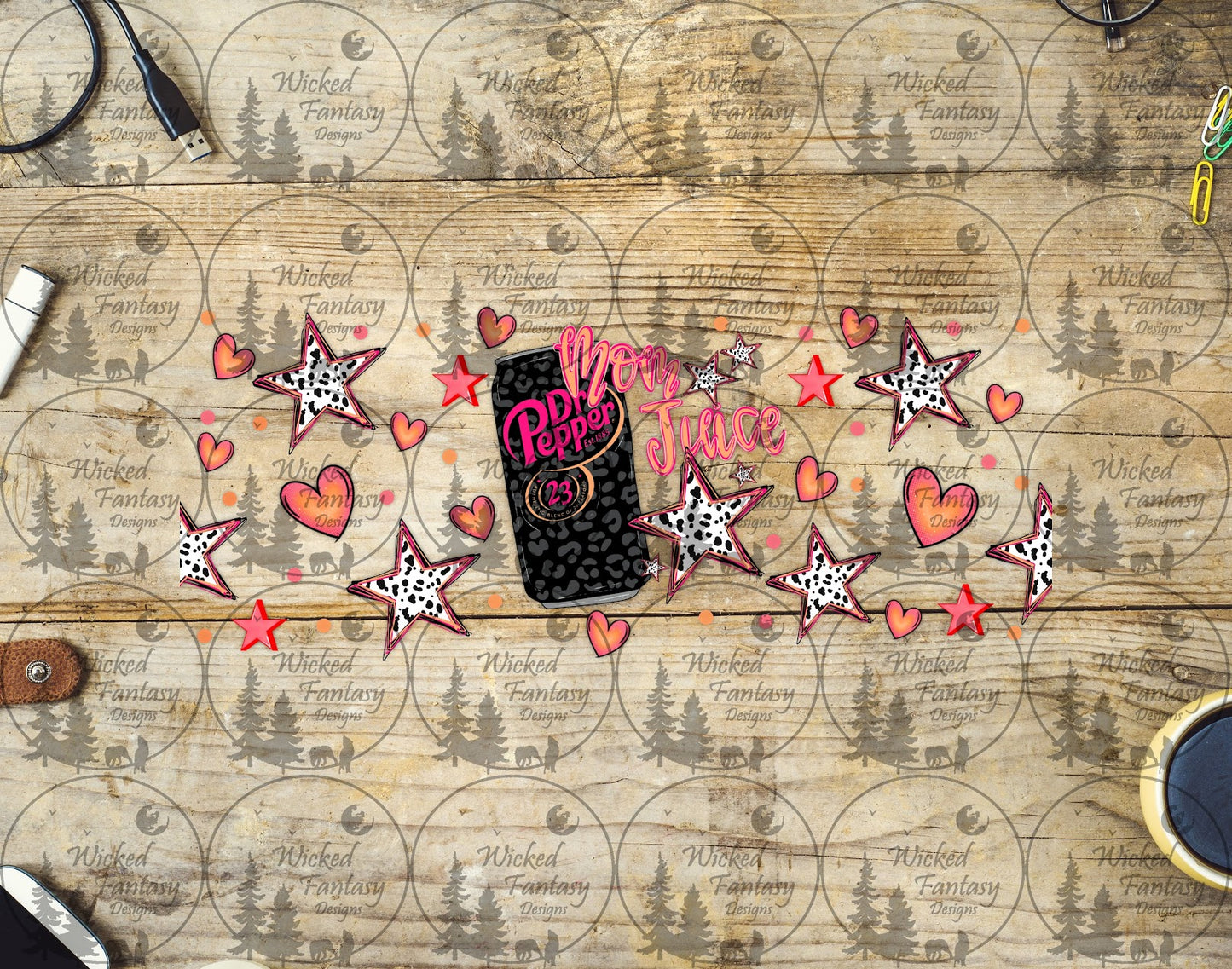 UVDTF Mom Juice DrPep 16oz 40oz