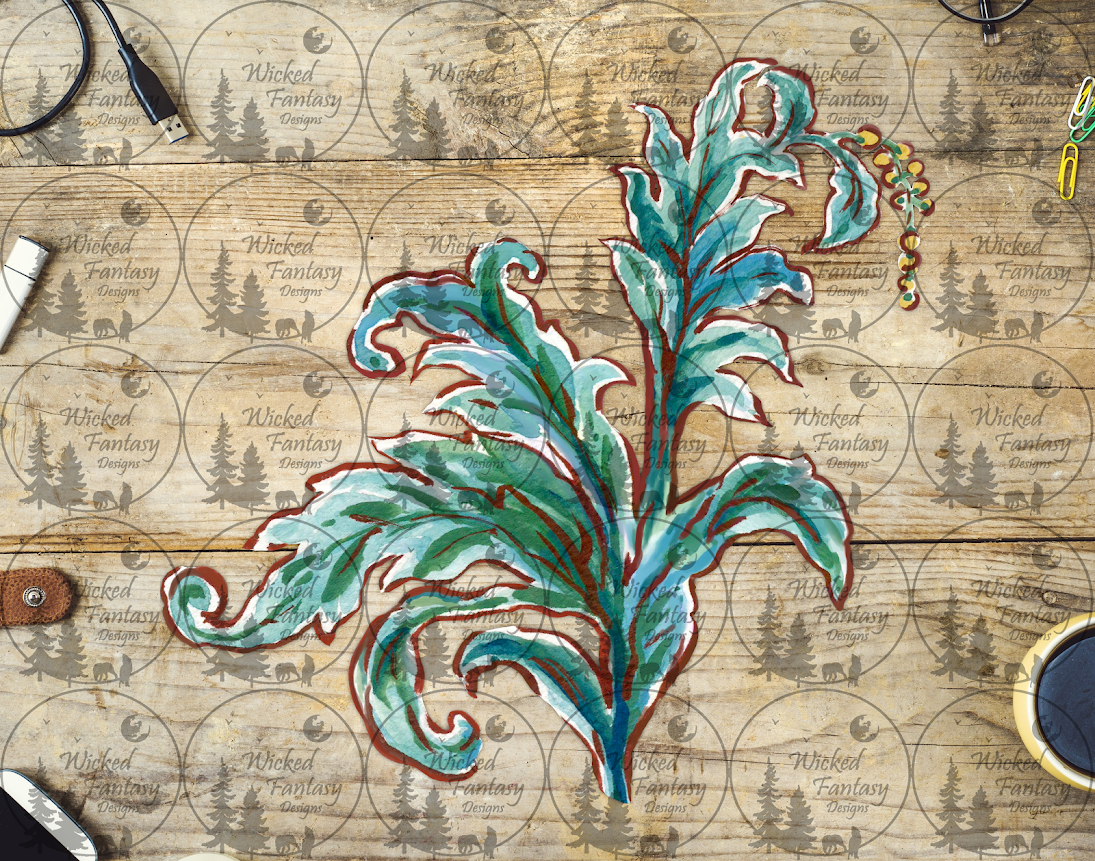 UVDTF Folk Art Greenery