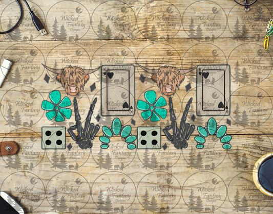 UVDTF Highland Cows Kings and Conchos 16oz 40oz