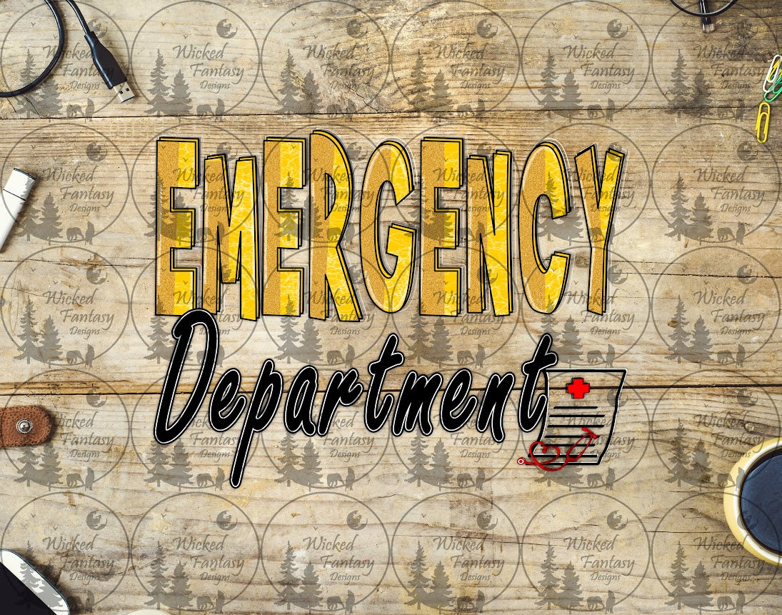 UVDTF Emergency Department Yellow