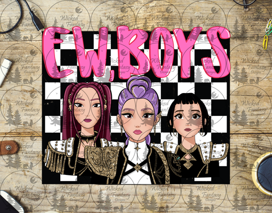 UVDTF Ew Boys Checkered Demon Hunter