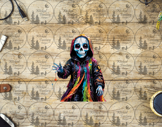 UVDTF Colorful Dripping Grim
