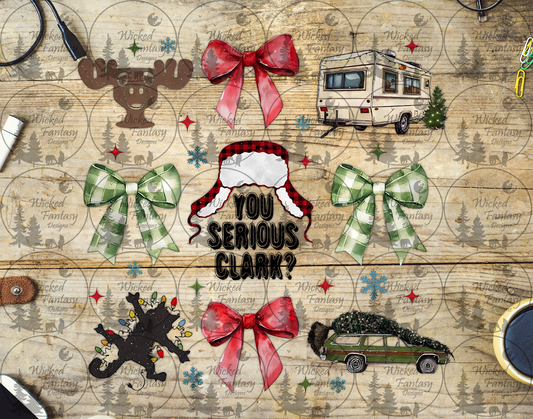 UVDTF You Serious Clark and Bows 6x7" Element