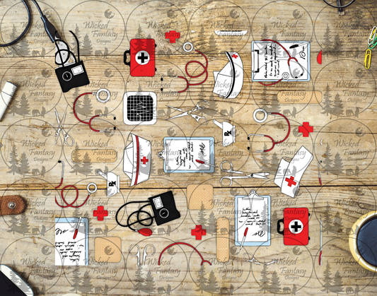 UVDTF Nursing Collage 20oz 30oz 10"x10"